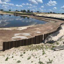 2025 Wholesale Plastic Sheet Pile PVC Piling Sheet Retaining Wall Double Hole for Farmland Channel thumbnail-1