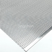 High-quality Factory Wholesale Custom Honeycomb Perforated Matte Black 12-inch Speaker Grille Metal Mesh thumbnail-1