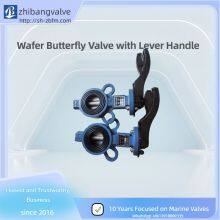 GBT3036 Wafer Butterfly Valve With Lever Handle | Lever Operation for Fast 90° Opening and Closing thumbnail-1