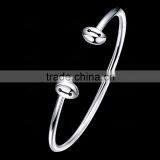 Wholesale 925 Solid Silver Bangle, Nice Popular 925 Solid Silver Bangle thumbnail-2