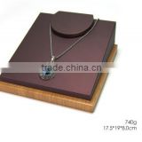 AN86 ANPHY Single Wood Base Necklace Jewelry Holder Display Shelf Purple 17.5*19*8cm 740g