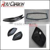 AUTO SPARE PARTS ACCESSORIES CARBON FIBER REAR MIRROR OUTSIDE COVERS WITH CLIPS FIT FOR INFINIT Q50