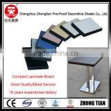 2-30mm Thick Countertop High Pressure Laminate Board Fireproof Board Compact Laminate Board