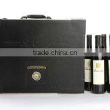 6 Bottles Wine Leather Boxes