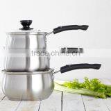 6.3" Charms Stainless Steel Commercial Mini Milk Pan Kitchenware thumbnail-4