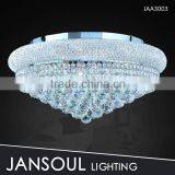 Discount cheap small chrome finished ceiling crystal light