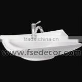 Bathroom White Ceramic Basin thumbnail-1