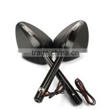 Soto Racing - Universal Street Sport Motorcycle Rear Side CNC Mirrors With Turn Signal For Honda R6 FZ6 ZX-6R Z750R Z1000 GSXR6 thumbnail-1