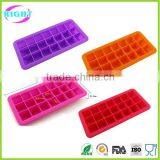 2016 Best Selling FDA Standard Silicone Ice Cube Moulds/tray