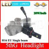 12v 24v Led Lighting Supplier 2500l Lumen 5th Generation Headlight H16 H11 H13/ h9 880/881 thumbnail-1