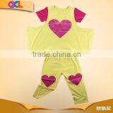 Made in Ningbo Factory Super Quality Casual Design Lovebaby Girls Outfits thumbnail-1