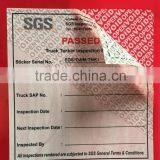 Custom Transparent Tamper Proof Opened Tape