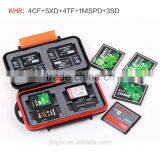 LYNCA KH8-12 Water-Resistant Anti-shock Memory Card Case for 4CF+5XD+4TF+1MSPD+3SD thumbnail-1