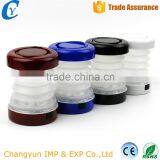 Plastic LED Camping Light AAA Battery Multi-functional Folding Small Camping Lantern
