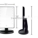 Hot Sale Makeup Mirror With LED Lights, 180 Degree Adjustable 16led Lights thumbnail-4