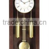 Wooden pendulum clock