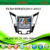 Car Dvd Vcd cd Mp3 Mp4 Player Fit for Hyundai Sonata 2011 - 2013 With Radio Bluetooth Gps tv Pip Dual Zone