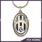 Specialized Wholesale Colorful Juventus Football Digital Printing Keychain