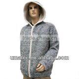 Men's Bonded Heavy Knit Sherpa Fleece Hooded Coat