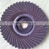 4'' Calcine Flower Shape Aluminum Oixde Flap Disc for Metal With Fiberglass Backing Substrate thumbnail-3
