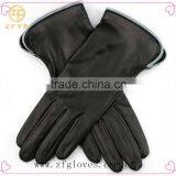 Goat Skin Glove For Lady With Zipper
