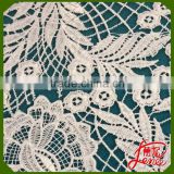 Latest Floral Net Surface Chemical Embroidery Fabric
