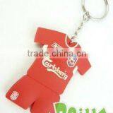 2013 the Most Popular World Cup T-skirt Design Silicone Key Chain