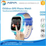 2016 new mini touchscreen children kids gps tracker mobile watch phone