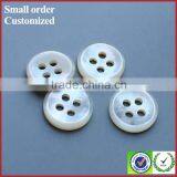 Factory Custom White Round Crystal Badge Buttons for Wedding Dress thumbnail-4