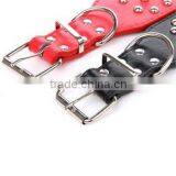 6-8 Inch Fashion Neck Adjustable Unique Spiked Studded Leather Dog Collar thumbnail-2