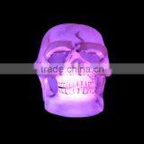 LED Skull Light Creative Flashing Light Colorful Plastic Lamp for Holiday