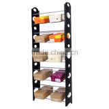 Hot sale 30 pairs 10-tier white shoe racks and manufacture