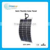 Hot Sale 75W Flexible Solar Panel for 12V Battery Monocrystalline Silicon Semi Flexible Solar thumbnail-2