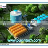Chinese Puxin Durable Hydraulic Pressure Biogas System Waste Treatment Plant