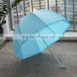 23 inch lovely blue straight umbrellas for promotional