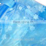 Waterproof Cosmetic Clear Bag Floral Print Transparent Toiletry Bathing Pouch thumbnail-5