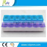 Promotional Colorful High Quality 14 Compartment Pill Box thumbnail-2