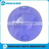 2016 Environmental Protection Transparent Pvc Inflatable Blue Beach Ball