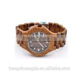 Hot Sale Wrist Watch for Adult Quartz Wood Watch thumbnail-2