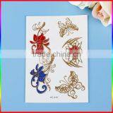 Sexy Body Art Metal Gold Tattoos Custom Flash Metallic Temporary Tattoo thumbnail-2