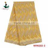 2016 Haniye Wholesale French Net Lace Fabric/Nigeria Lace Fabric for Lady Garment/NYN102