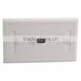 HDMI Wall Plate With 1 Keystone Port thumbnail-2