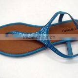 Uniseason Wearproof Non Slip Woman Summer Flat Feet Custom Sandals thumbnail-2