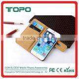 [TOPO] Wholesale Mobile Phone Case Leather Card Slot Stand Flip Cover Wallet Phone Case for IPhone 6 6s Plus thumbnail-2
