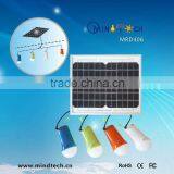 10w Solar Panel Solar Home System With Four Pieces of Led Lamps
