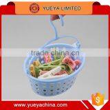 Household Storage Basket With 20 Pcs Clothes Peg Clips thumbnail-1