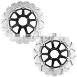 Front Brake Disc Rotors For Honda CBR 600 CBR600 F4 2001-2006 02 03 04 05 New thumbnail-1