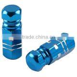 Aluminum 2pcs/a Set Blue Motorcycle Wheel Tire Valve Stem Caps Universal 27*8mm thumbnail-1