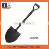 Farming Tools Round Nose Steel Shovel With Long Steel Handle thumbnail-1