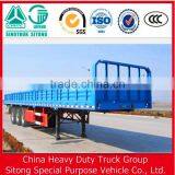 3 Axle 60 Ton Curtain Side Trailer Detachable Wall Sidewall Semi Trailer thumbnail-4
